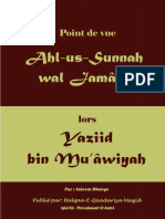 Point de Vue Ahl Us Sunnah Lors Yaziid Bin Mu'âyah