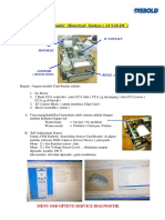 Cara diagnosa dan perbaikan card reader Diebold