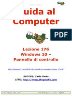 Guida al Computer – Lezione 176 - Windows 10 – Pannello di controllo