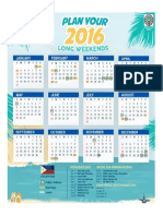 Calendar 2016