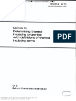 BS 874 - 1973 Determining Thermal Insulating Properties