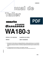 Manual de Taller Cargador Frontal - WA180-3 _ Komatsu
