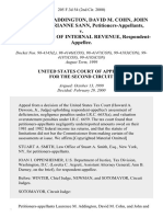 Laurence M. Addington, David M. Cohn, John Sann and Marianne Sann v. Commissioner of Internal Revenue, 205 F.3d 54, 2d Cir. (2000)