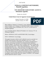 Covanta Onondaga Limited Partnership v. Onondaga County Resource Recovery Agency, 318 F.3d 392, 2d Cir. (2003)