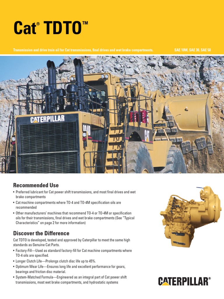 CATTDTO Transmission (Mechanics) Specification (Technical Standard)