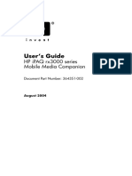 HP iPAQ RX3115 Pocket PC Manual PDF