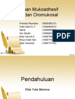 Sediaan Mukoadhesif Oral Dan Oromukosal Ref 18 Okt