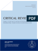 ANLOK 2015 - Santika P - 3613100008 - Critical Review Jurnal Analisis Lokasi Dan Keruangan PDF