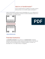 Qué Es Polaridad en Un Transformador