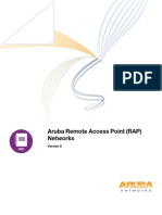 Aruba Remote Access Point (RAP) Networks Validated Reference Design