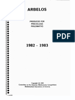 (Arbelos Volume 1 (1982-1983) ) Dr. Samuel Greitzer-American Mathematics Competitions (1982) (1)
