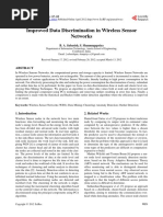 Improved Data Discrimination in Wireless Sensor Networks: B. A. Sabarish, S. Shanmugapriya