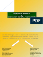 Applicazioni biotecnologiche