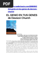El Genio en Tus Genes de Dawson Church