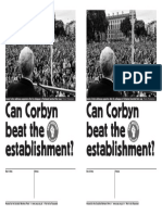 Can Corbyn Beat The Establishment