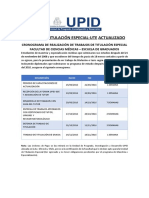 Cronograma Ciencias Medicas