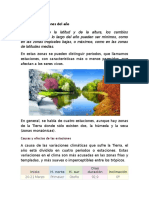 Las 4 estaciones del año: causas y efectos