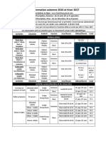 programmation automne 2016 et hiver 2017