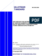 MS 20362006 Test Method For Determination of Additive Elements in Lubricating Oils by Inductively Coupled Plasma Atomic Emission-867384 PDF