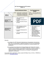 Part-Time Employment 2011 - 12