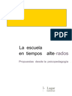 La Escuela en Tiempos Alterados PDF