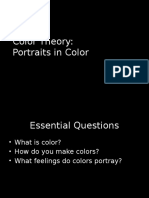 Color Theory Self Portraits