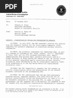 FBI and State Letters Clinton Top Secret Emails