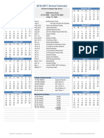 2016-2017 RCHS Calendar