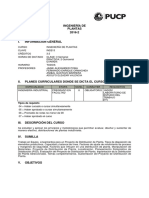 Programa Analitico Curso Ingenieria de Plantas