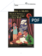 Brown, Russell a. - Sherlock Holmes y El Misterioso Amigo de Oscar Wilde