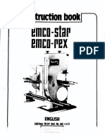 Instruction Book Emcostar-Emcorex