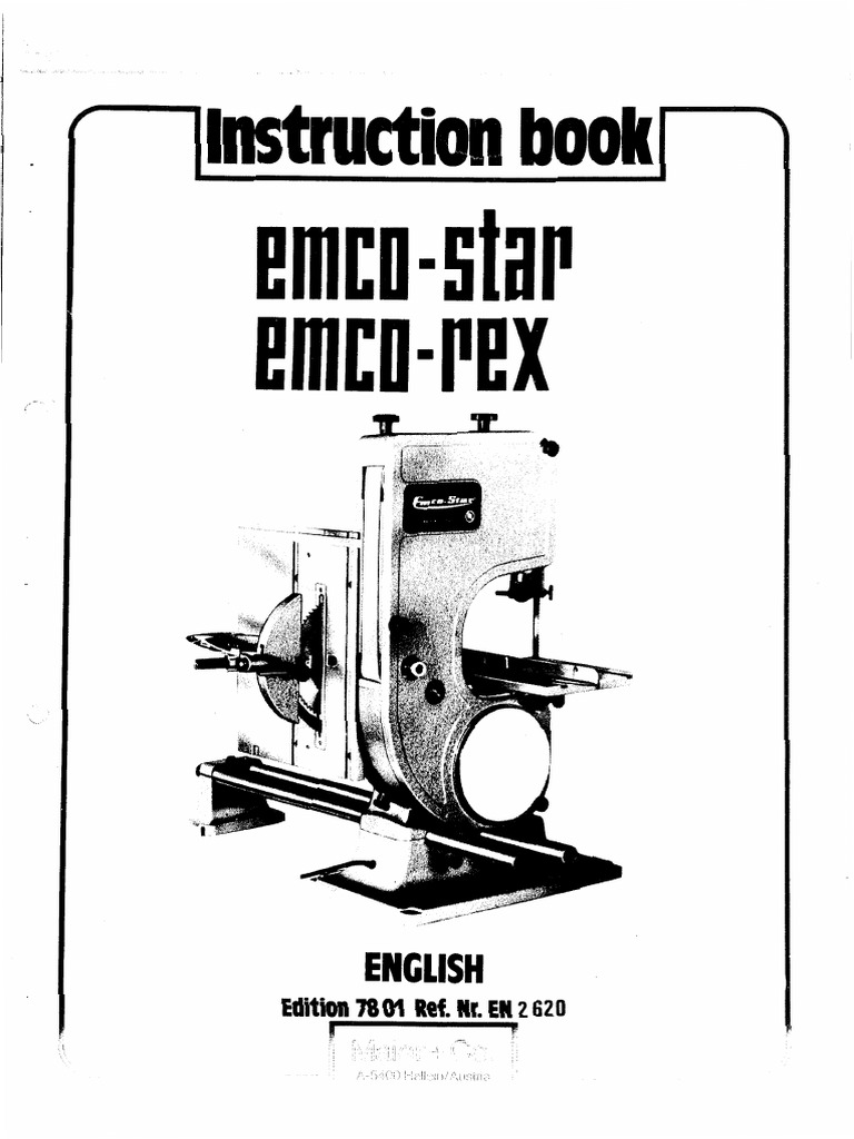 længde klinge heldig Instruction Book Emcostar-Emcorex | PDF | Belt (Mechanical) | Clutch