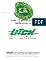 Unidad IV Introducción al mantenimiento Garcia Cesar.docx