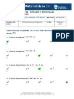 MIII – U3 – Actividad 2. Polinomiales