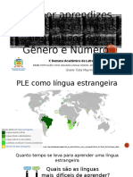 PLE Por Aprendizes Japoneses - Contrastes Linguísticos em Gênero e Número