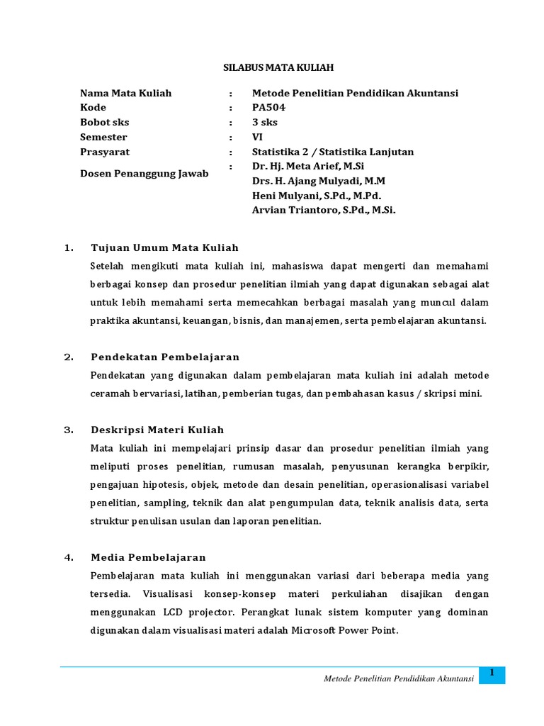 Metodologi Penelitian dan Penelitian Sampel Belajar Komputer