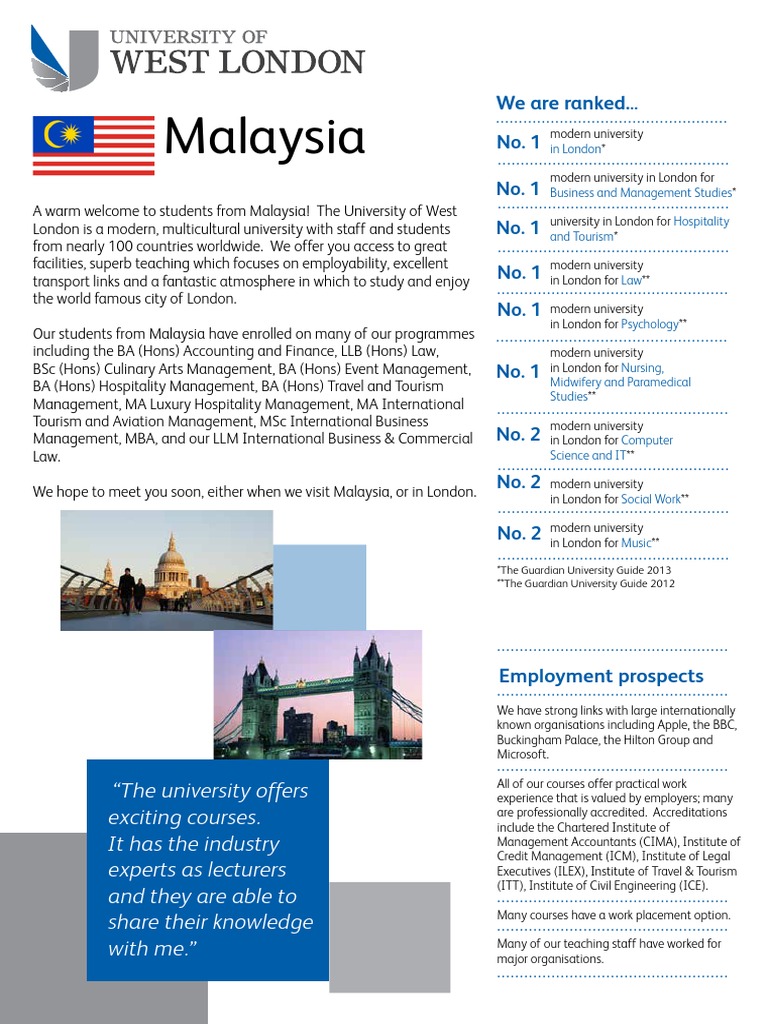 UNIVERSITY OF WEST LONDON CIVIL ENGINEERING ENTRY REQUIREMENTS intelligence overview