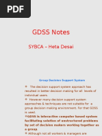 GDSS Notes: SYBCA - Heta Desai