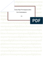 987 Nama Bayi Perempuan Jawa e Book PDF