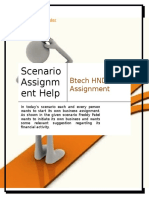 Scenario Assignment Help
