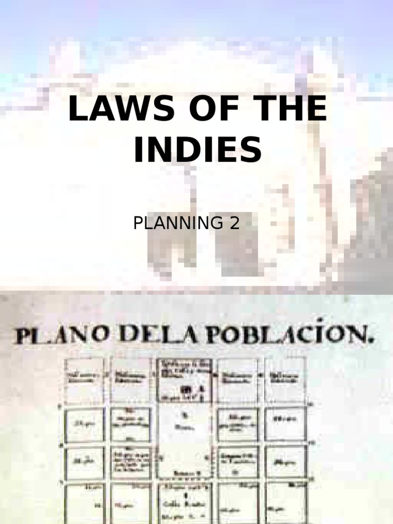 1. Laws of the Indies Wheat Cattle