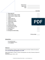 Berg Balance Scale