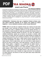 FIORIN Entrevista Texto e Discurso