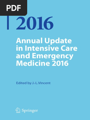 Annual Update In Intensive Care And Emergency Medicine 2016 - 