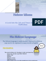 Hebrew Idioms