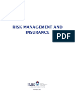 Risk Management and Insurance