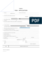 Jamaica Visa Applicationform