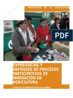 Experiencias y Enfoques de Procesos Participativos de Innovación en Agricultura