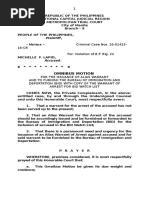 Motion For Issuance Of Warrant Arrest Warrant Prosecutor