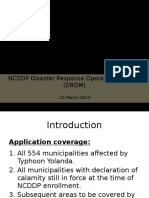 -Disaster Response Operations Procedures